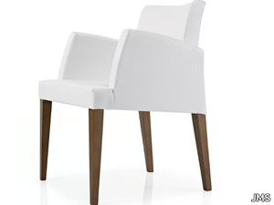 CASSIS - Fabric restaurant chair with armrests _ JMS