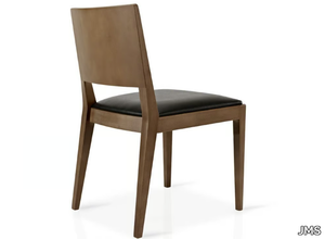 CIBELLE - Leather restaurant chair _ JMS