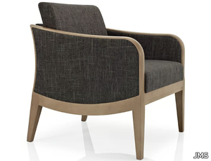 ELLEN - Fabric easy chair with armrests _ JMS