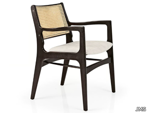 GEMMA M1084CPA - Wooden chair with armrests _ JMS