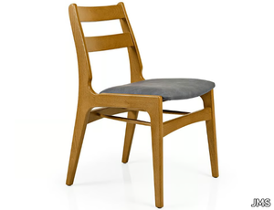 GEMMA M1083 - Wooden chair with integrated cushion _ JMS