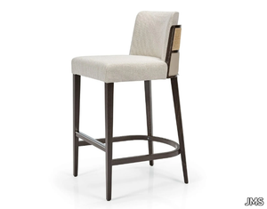 AGGY M1176 ST - High fabric stool with back _ JMS