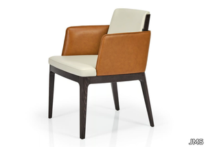 AYRA M1146C - Leather chair with armrests _ JMS