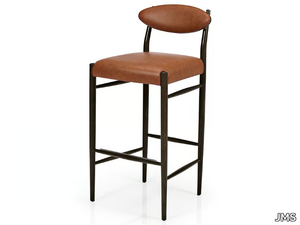 WINK M1128UUW - Upholstered wooden barstool with footrest _ JMS