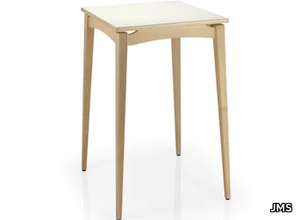 HAWAI - Square wooden high table _ JMS