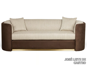 ARGON - 3 seater nabuk and fabric sofa _ JOSÉ LEITE DE CASTRO