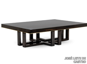 AMÁCIA - Rectangular ebony coffee table _ JOSÉ LEITE DE CASTRO
