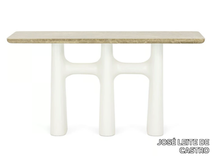 PETRA - Rectangular marble console table _ JOSÉ LEITE DE CASTRO