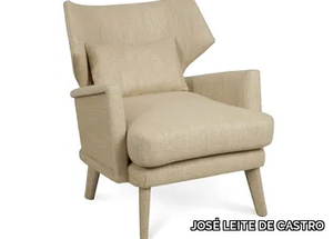 BIBAI - Wing fabric armchair with armrests _ JOSÉ LEITE DE CASTRO