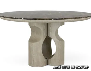 MOKARA 1 - Round marble dining table _ JOSÉ LEITE DE CASTRO