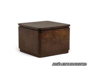 BALAM - Square walnut coffee table _ JOSÉ LEITE DE CASTRO