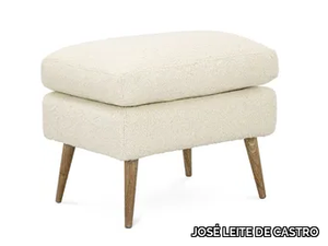 BELMONTE - Upholstered fabric footstool _ JOSÉ LEITE DE CASTRO