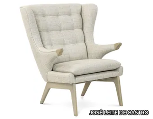 HESTERIA - Tufted fabric armchair with armrests _ JOSÉ LEITE DE CASTRO