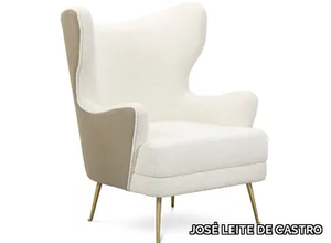 KOCAY - Wing fabric armchair with armrests _ JOSÉ LEITE DE CASTRO