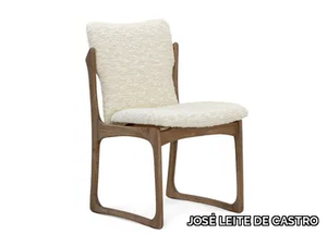 TÁLIO - Upholstered sled base oak chair _ JOSÉ LEITE DE CASTRO