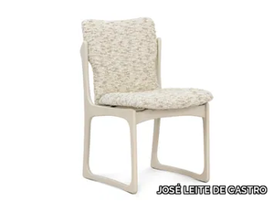 TÁLIO - Upholstered sled base ash chair _ JOSÉ LEITE DE CASTRO