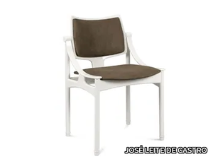 VINTAGE I - Upholstered leather chair _ JOSÉ LEITE DE CASTRO