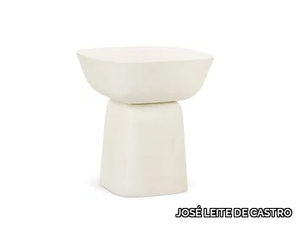 ZUMA - Square plaster coffee table _ JOSÉ LEITE DE CASTRO