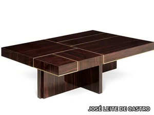 NATHAN - Low rectangular ebony coffee table _ JOSÉ LEITE DE CASTRO