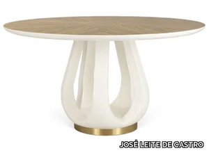 AGAVE - Round frake wood table _ JOSÉ LEITE DE CASTRO