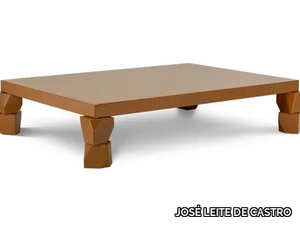 CUPRA - Low rectangular wooden coffee table _ JOSÉ LEITE DE CASTRO