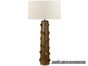 TIGER EYES - Linden table lamp with fabric shade _ JOSÉ LEITE DE CASTRO