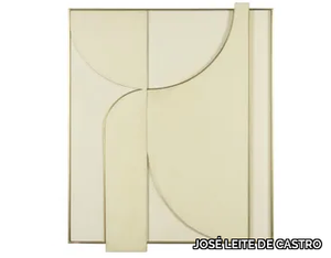 TOPAZ 14304067 - Plaster and brass decorative panel _ JOSÉ LEITE DE CASTRO