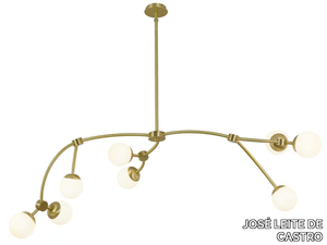 LC 2 - Brass ceiling lamp _ JOSÉ LEITE DE CASTRO