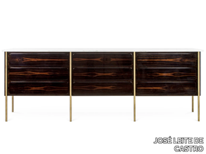 MADDER - Ebony chest of drawers with Estremoz marble top _ JOSÉ LEITE DE CASTRO