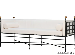 AMALFI TUXEDO - 3 seater stainless steel garden sofa _ JANUS et Cie