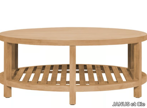ARBOR - Round teak coffee table _ JANUS et Cie