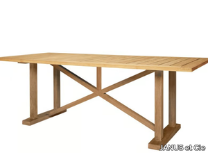 ARBOR - Rectangular teak dining table _ JANUS et Cie