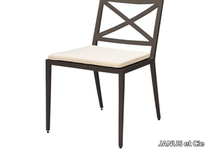 AZIMUTH CROSS - Powder coated aluminium chair _ JANUS et Cie