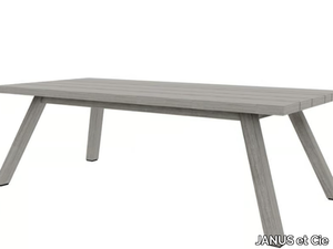 GINA - Rectangular teak table _ JANUS et Cie