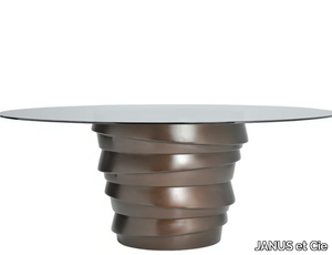 FIBONACCI FONDO - Round dining table _ JANUS et Cie