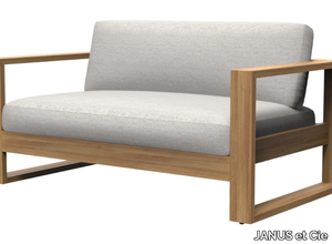 MATISSE TEAK - 2 seater teak garden sofa _ JANUS et Cie