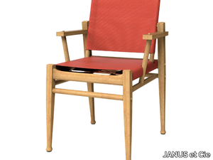 SERENGETI - Teak garden chair with armrests _ JANUS et Cie