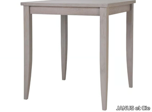 RELAIS - Square teak high table _ JANUS et Cie