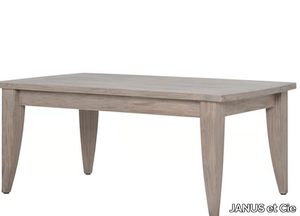 RELAIS - Rectangular teak coffee table _ JANUS et Cie