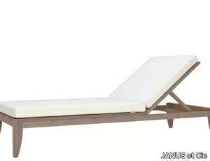 RELAIS - Teak sun lounger _ JANUS et Cie