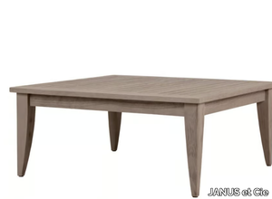 RELAIS - Square teak coffee table _ JANUS et Cie