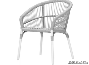 NEXUS - Polypropylene garden chair with armrests _ JANUS et Cie