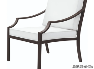 FIORE - Garden aluminium easy chair _ JANUS et Cie