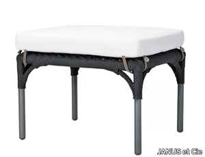 NEXUS - Rectangular polypropylene garden footstool _ JANUS et Cie