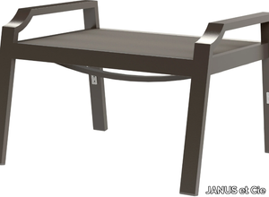 FIORE - Aluminium garden footstool _ JANUS et Cie