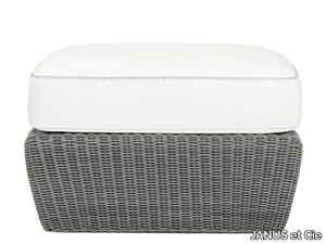 RUSH - Rectangular JanusFiber® garden pouf _ JANUS et Cie