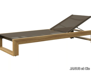 MATISSE TEAK - Recliner teak sun lounger _ JANUS et Cie