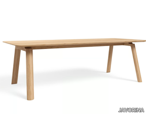 FORUM 245 - Rectangular wooden dining table _ JAVORINA