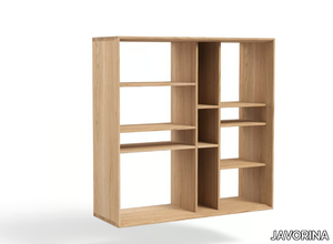 LINK+ - Open solid wood bookcase _ JAVORINA