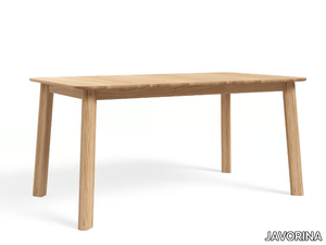 MENU 160 - Rectangular wooden dining table _ JAVORINA